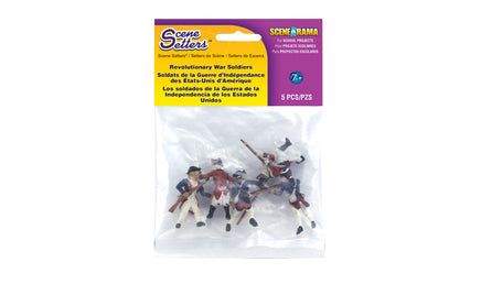 Woodland Revolutionary War Soldiers Scene Setters 4454