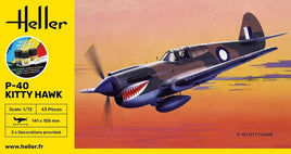 1/72 Heller P-40 Kitty Hawk STARTER KIT - MPM Hobbies
