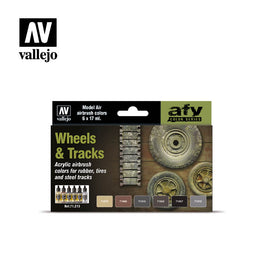 Vallejo 17ml Set of 6 Wheels & Tracks - 71213