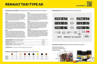 1/24 Heller Renault Taxi Type AG - MPM Hobbies