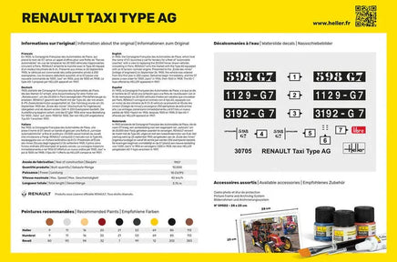 1/24 Heller Renault Taxi Type AG - MPM Hobbies