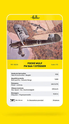 1/72 Heller Focke Wulf FW 56A-1 Stösser - MPM Hobbies