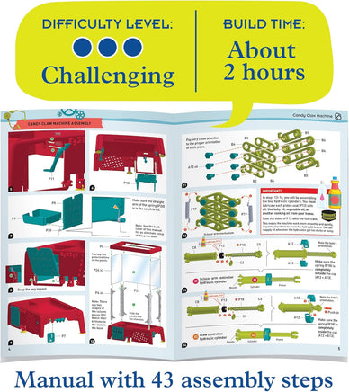 Thames & Kosmos Candy Claw Machine Arcade Game Maker Lab STEM Experiment Kit (D) 550103