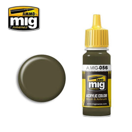 A.Mig-0056 ACRYLIC COLOR Green Khaki (RLM 83) - MPM Hobbies