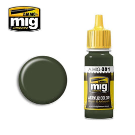 A.Mig-0081 ACRYLIC COLOR US Olive Drab Vietnam Era (FS-24087) - MPM Hobbies
