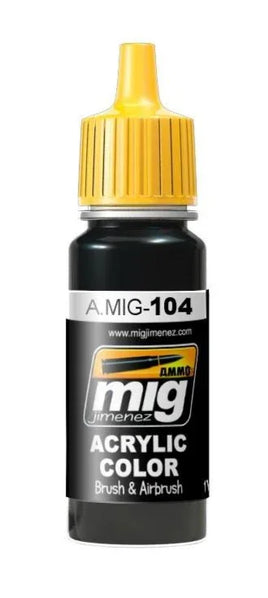 A.Mig-0104 WASHABLE Black - MPM Hobbies