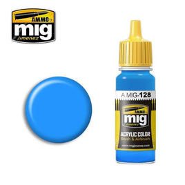 A.Mig-0128 ACRYLIC COLOR Cyan - MPM Hobbies