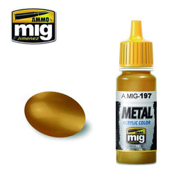 A.Mig-0197 METALLIC Brass - MPM Hobbies