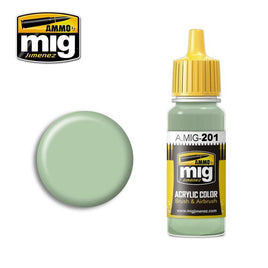 A.Mig-0201 ACRYLIC COLOR FS-34424 Light Grey Green - MPM Hobbies