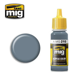 A.Mig-0210 ACRYLIC COLOR FS-35237 Blue Gray AMT-11 - MPM Hobbies