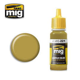 A.Mig-0221 ACRYLIC COLOR FS-33481 Zinc Chromate Yellow - MPM Hobbies