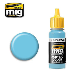 A.Mig-0224 ACRYLIC COLOR FS-35250 Sky Line Blue A II - MPM Hobbies