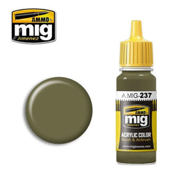 A.Mig-0237 ACRYLIC COLOR FS-23070 Dark Olive Drab - MPM Hobbies