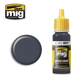 A.Mig-0907 ACRYLIC COLOR Grey Dark Base - MPM Hobbies