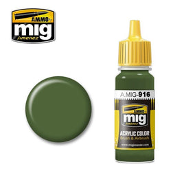 A.Mig-0916 ACRYLIC COLOR Green Base - MPM Hobbies