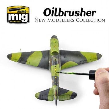 A.Mig-3529 OILBRUSHER Mecha Light Green - MPM Hobbies