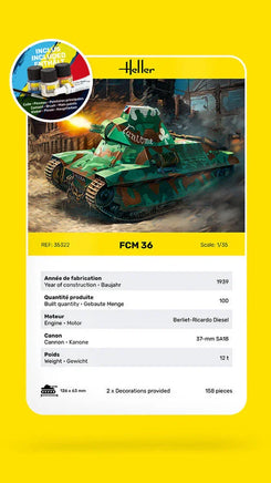 1/35 Heller FCM 36 STARTER KIT - MPM Hobbies