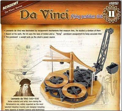 Academy Da Vinci Series Flying Pendulum Clock 18157 - MPM Hobbies