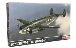 1/72 Academy USN PV-1 Patrol Bomber Plastic Model Kit - MPM Hobbies