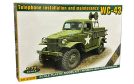 1/72 ACE Models WC-43 (T-215) tele.maintenance 1/2 ton truck - Plastic Model Kit