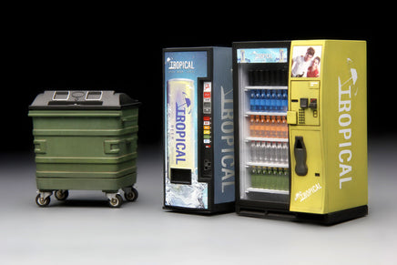 1/35 Meng Vending Machine & Dustbin Set - SPS018