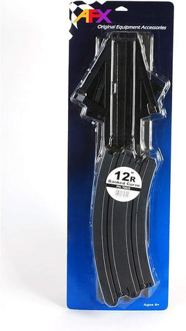 AFX BANKED CURVE TRACK – 12″ 1/2R 70625 - MPM Hobbies