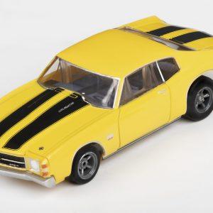 AFX Collector Series 1971 CHEVELLE 454 – YELLOW 22050 - MPM Hobbies