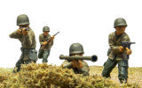 1/32 WWII US Infantry Figure Set (x14)