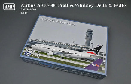 1/144 AMP Airbus A310-300 Pratt & Whitney Delta Air Lines & FedEx - MPM Hobbies
