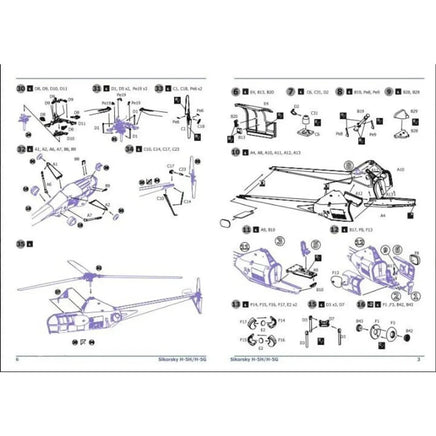 1/72 AMP Sikorsky H5G Dragonfly Helicopter - MPM Hobbies