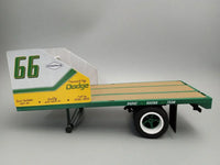 1/25 AMT 1966 Dodge L700 Truck w/Flatbed Racing Trailer Plastic Model Kit