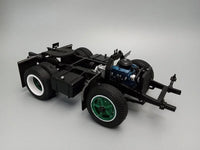 1/25 AMT 1966 Dodge L700 Truck w/Flatbed Racing Trailer Plastic Model Kit