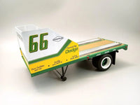 1/25 AMT 1966 Dodge L700 Truck w/Flatbed Racing Trailer Plastic Model Kit