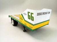 1/25 AMT 1966 Dodge L700 Truck w/Flatbed Racing Trailer Plastic Model Kit