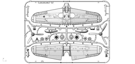 1/48 ARMA Hobby P-39Q Airacobra Plastic Model Kit - MPM Hobbies