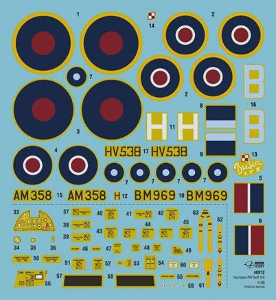 1/48 Arma Hurricane Mk IIb Reconnaissance Plastic Model Kit - MPM Hobbies