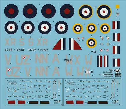 1/72 Arma Hobby Hurricane Mk I Allied Squadrons (Limited Edition) - MPM Hobbies