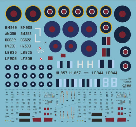 1/72 Arma Hobby Hurricane Mk II Reconnaissance Deluxe Set - MPM Hobbies