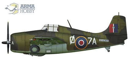 1/72 Arma F4F Wildcat Operation Torch Plastic Model Kit - MPM Hobbies