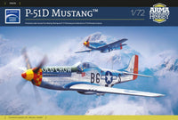 1/72 Arma P-51D Mustang Plastic Model Kit