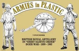 Armies In Plastic - Boer War British Royal Artillery In "Shirt Sleeve Order" 1890-1902 #5560 - MPM Hobbies