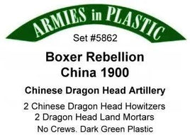 Armies In Plastic Boxer Rebellion China 1900 Chinese Dragon Head Artillery #5862 - MPM Hobbies