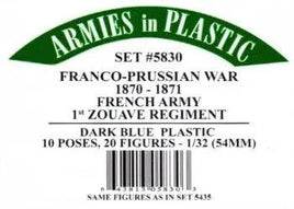 Armies In Plastic - Franco-Prussian War - French Army 1st Zouave Regiment 1870-1871 #5830 - MPM Hobbies