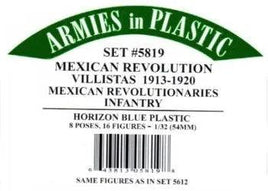 Armies In Plastic - Mexican Revolution - Villistas Mexican Revolutionaries Infantry 1913-1920 #5819 - MPM Hobbies
