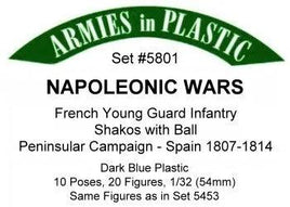 Armies In Plastic - Napoleonic Wars - French Young Guard Infantry Spain 1807-1814 #5801 - MPM Hobbies
