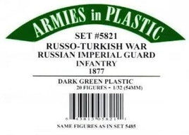 Armies In Plastic - Russo-Turkish War - Russian Imperial Guard Infantry 1877 #5821 - MPM Hobbies