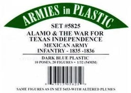 Armies In Plastic - The Alamo & The War For Texas Independence - Mexican Army Infantry 1835-1836 #5825 - MPM Hobbies
