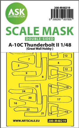 1/48 Art Scale A-10C Thunderbolt II double-sided express fit mask for GWH