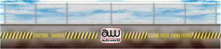 Auto World 14.5" Billboard Race Track Barrier Walls 6 pk HO Scale #111 - MPM Hobbies