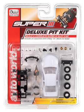 Auto World Super III Deluxe Pit Kit (w/2015 Chevy SS Stock Car Body) HO Scale #116 - MPM Hobbies